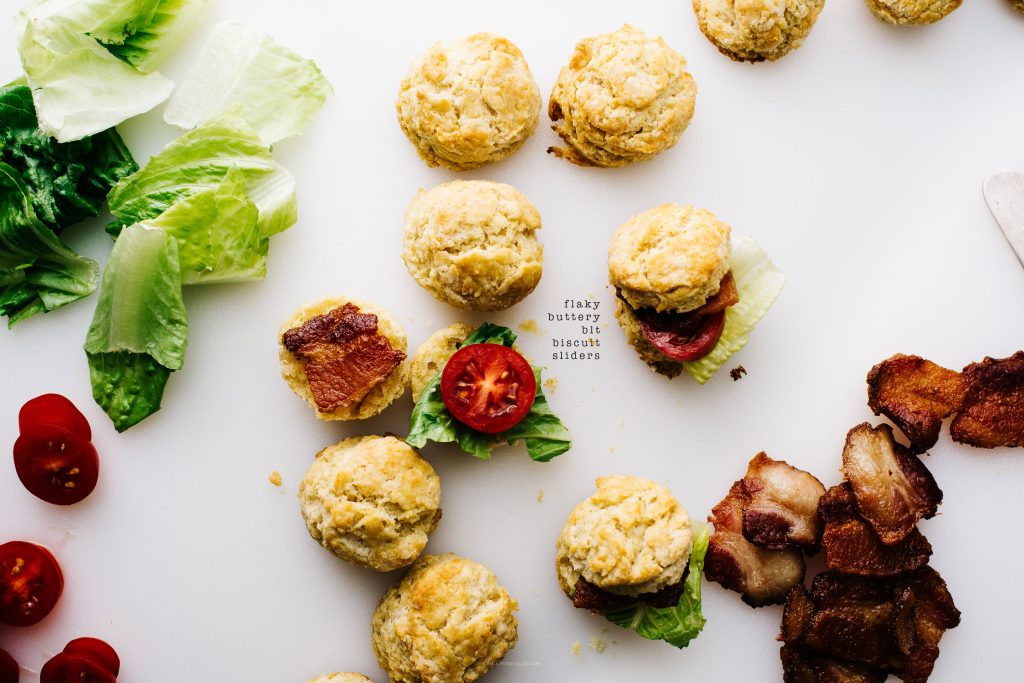 Flaky Buttery Biscuit BLT Sliders